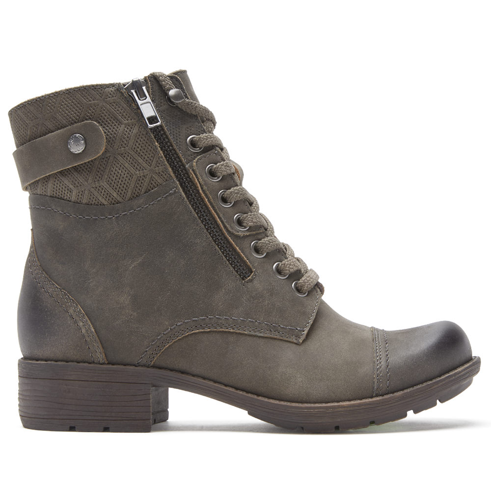 Rockport Singapore Womens Boots - Cobb Hill Alessia Bethany 2 Grey - ZX8205316